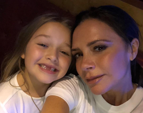 Harper Beckham just got another haircut… and she looks just like her mam