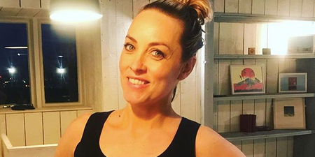 Kathryn Thomas says her first month as a mother has been ‘overwhelming’