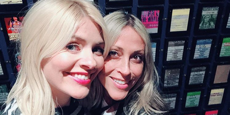 Holly Willoughby met with criticism after enjoying a night out with her pals