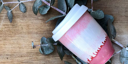 These beautiful cups are the perfect sustainable alternative to throw away coffee cups