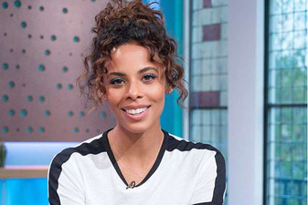 Rochelle Humes’ €20 rainbow top is hitting all the style marks this season