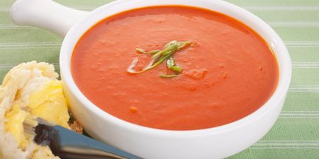 This tasty tomato soup with Italian scones recipe is perfect for an after school snack