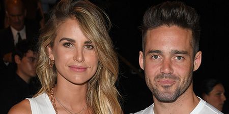 Vogue Williams reveals the first picture from her wedding… and her baby bump looks fab