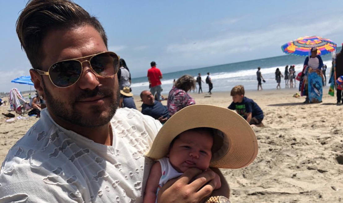Fans slam Jersey Shore star for bringing baby daughter to the beach