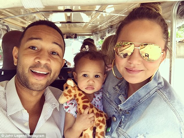 Chrissy Teigen shared a brilliant hack for getting baby passport pics
