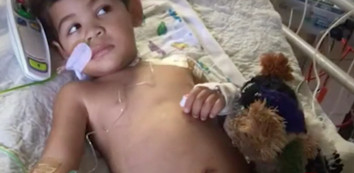 A little boy was hospitalised after eating 30 magnets