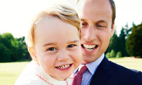 Prince George looks SO LIKE dad William in this throwback pic