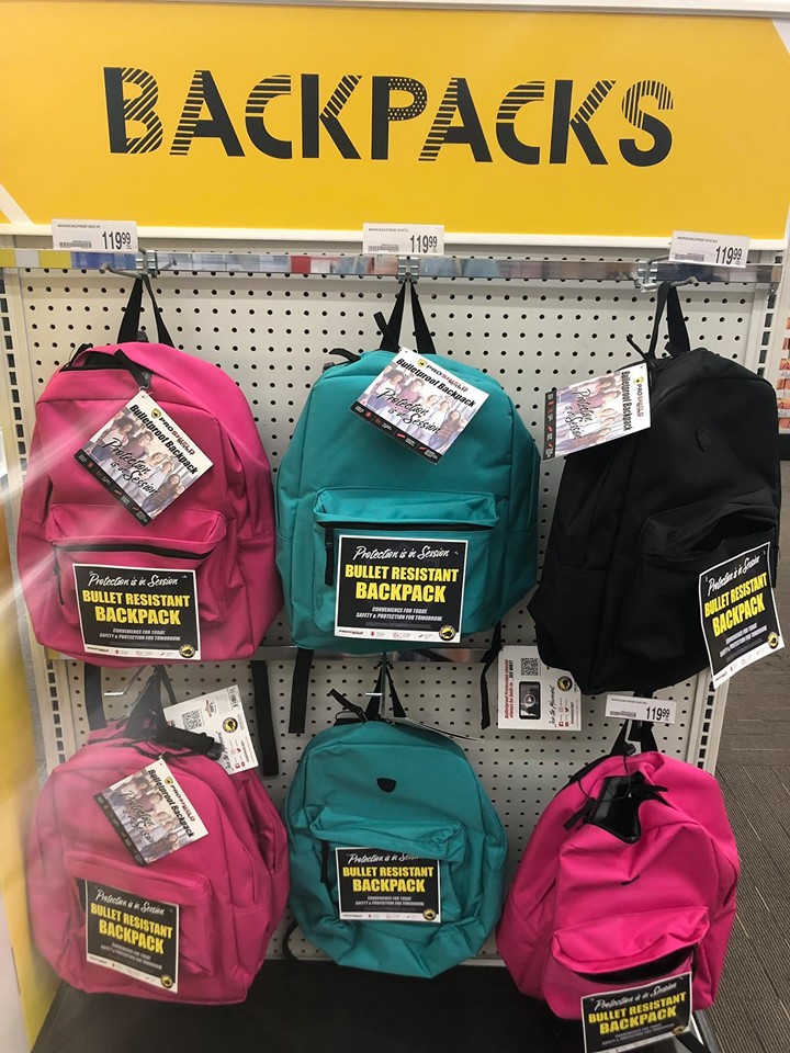American parents are buying their children bullet proof backpacks