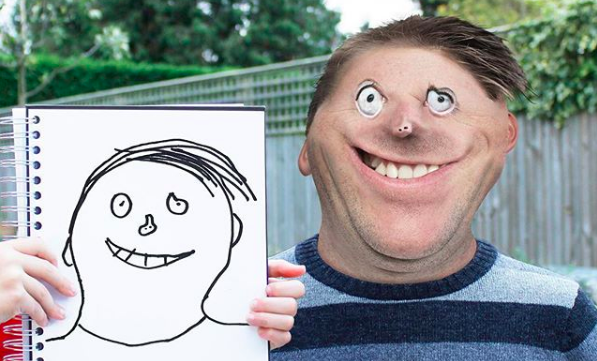 This dad turns his children’s drawings into a reality and it’s TERRIFYING