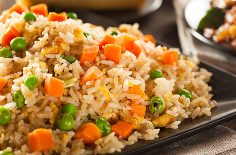 The chicken fried rice that you can make with what’s left in the cupboard