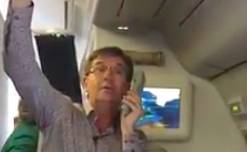 You need to watch Daniel O’Donnell singing over the intercom on a recent Aer Lingus flight