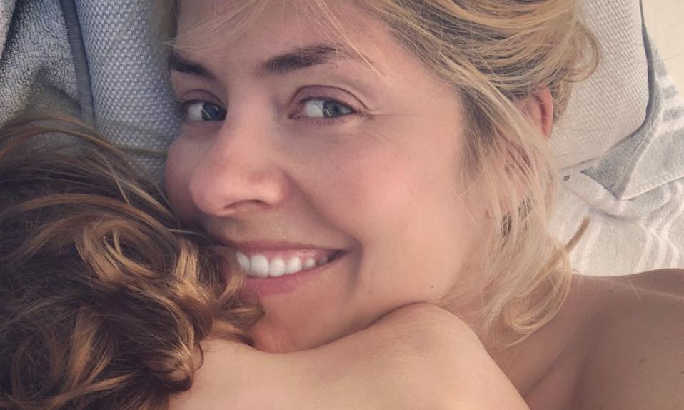 Holly Willoughby's latest photo of her children is causing a debate on Instagram