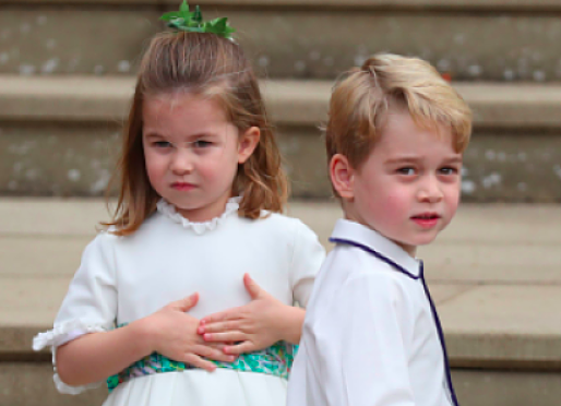 Prince George is being VERY bold at the royal wedding and we can’t stop laughing
