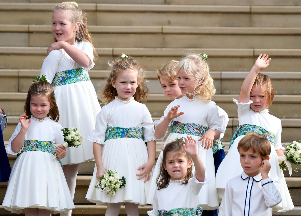 Robbie Williams’ daughter’s first public appearance as Princess Eugenie’s flower girl