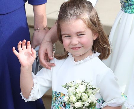 Princess Charlotte looks remarkably like William in an old picture