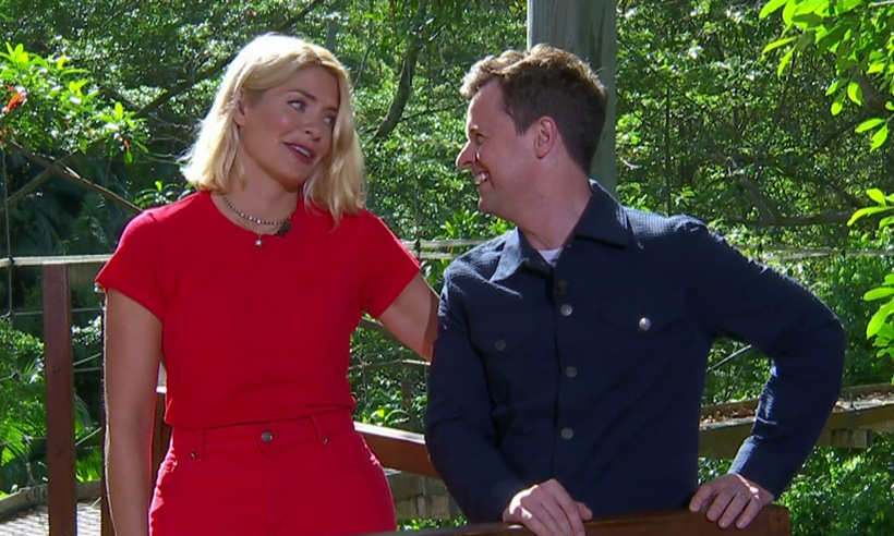 Dec got in a dig at Holly over her fee for I'm A Celeb last night and it was gas