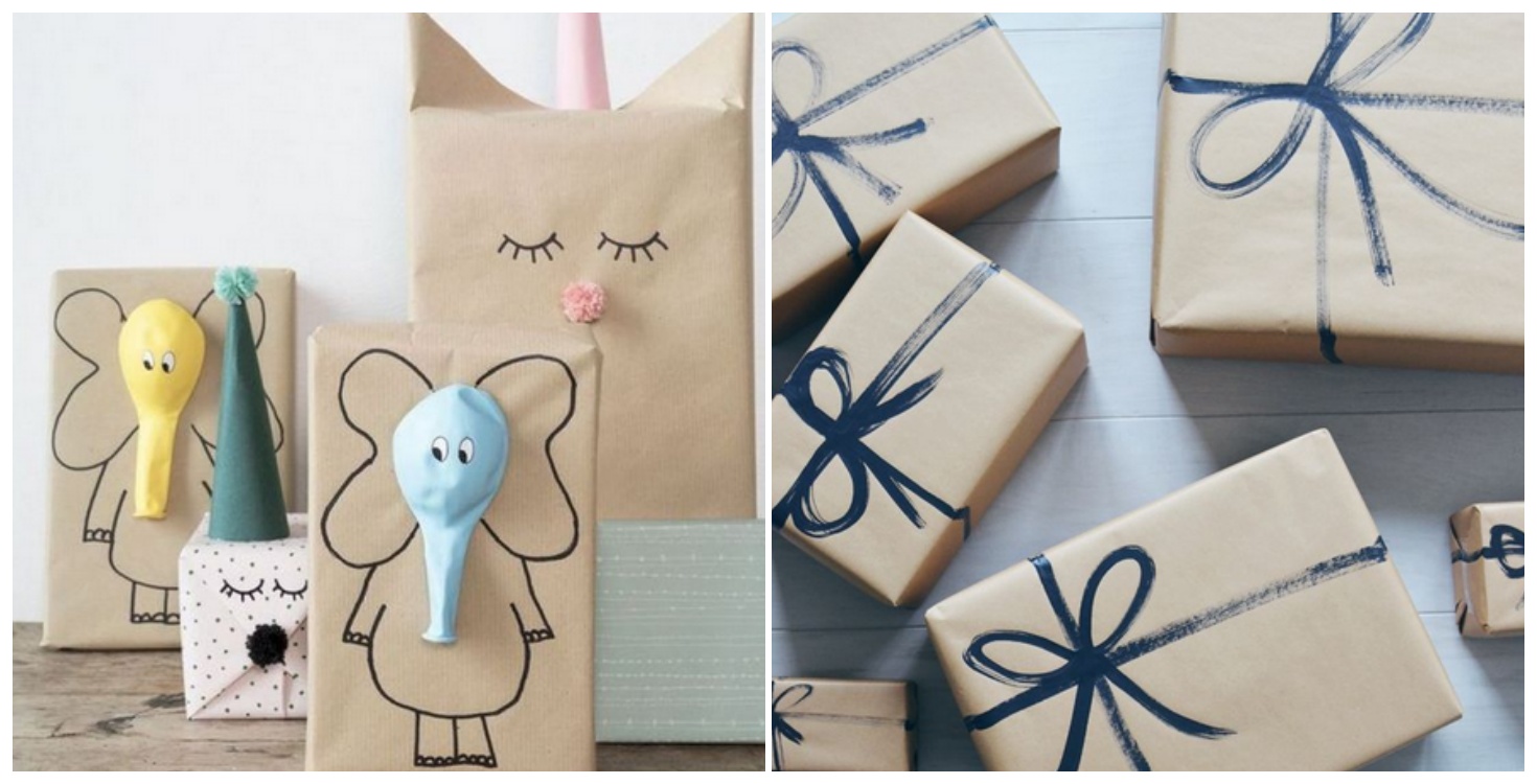 All you need to wrap gifts is a roll of brown paper – and here is why