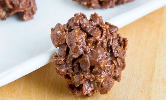 Leftover chocolate? The kiddies will adore making these honeycomb cornflake bites