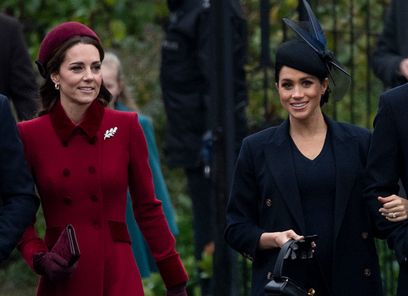 Meghan and Kate had a sneaky hug yesterday and we all missed it