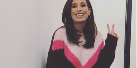 Stacey Solomon spends some quality time with her youngest son upcycling furniture