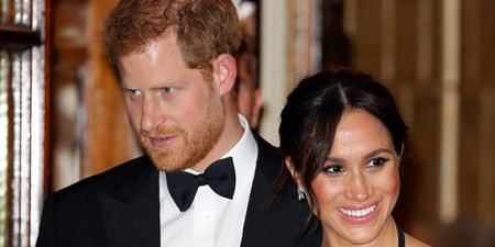 This video captures Prince Harry and Meghan Markle’s adorable PDA last night