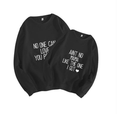 These matching sweatshirts are a must have for any mum and daughter duo