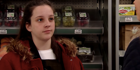 Amy Barlow make a huge decision about her pregnancy in tonight’s Corrie