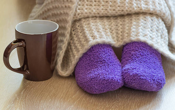 We need this electric foot warmer to heat our cold toes up ASAP