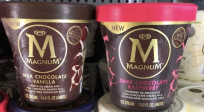 Yummy! Magnum just released a white chocolate and COOKIE flavoured ice cream
