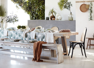 Turn your home into a beach resort with the latest interior collection from H&M Home