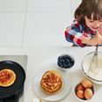 These two ingredient pancakes are so easy to make even the kids can help