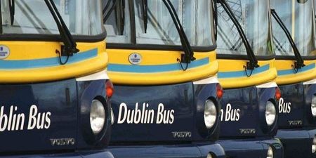 A Dublin Bus driver suffered a heart attack while on duty this morning