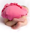 There’s a reason why babies love to sleep with their bum in the air and it’s adorable