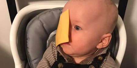Parents are throwing cheese slices at their babies’ heads and it’s proving controversial