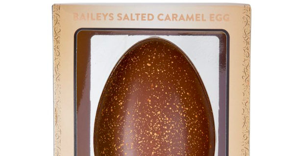 Baileys salted caramel Easter eggs are now a thing and they just LOOK at them