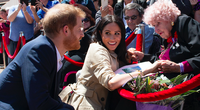 Prince Harry and Meghan Markle had the cutest surprise for a 99-year-old fan