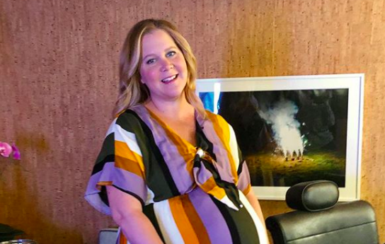 Amy Schumer shares ‘strong and beautiful’ pregnancy photo after successfully not puking