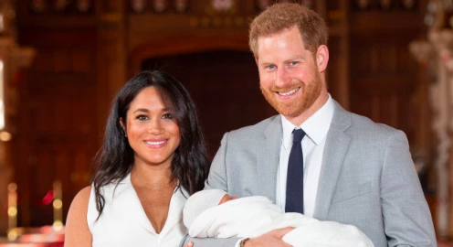 Meghan Markle and Prince Harry have shared the first photo of their son