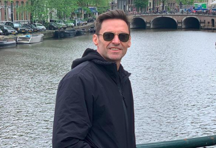Hugh Jackman spent the morning cycling around Dublin ahead of his 3Arena show