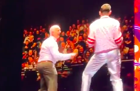 Hugh Jackman had a dance-off with this Irish dad on stage last night