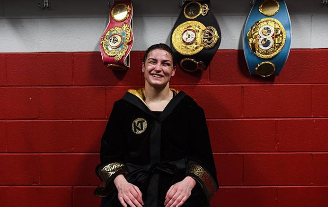 Katie Taylor shares beautiful photo after being crowned undisputed champion