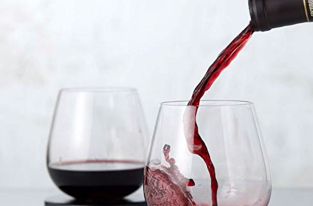 Non-spill wine glasses are available to buy and you can thank us later