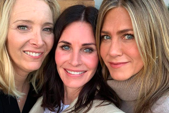 The Friends gals had a mini-reunion for Courtney Cox’s birthday and our hearts
