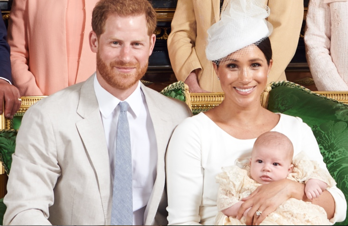 Turns out baby Archie is the IMAGE of his dad Harry in his christening photos from 1984