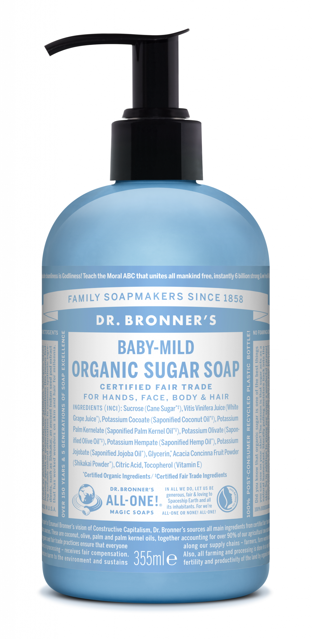 I swear by Dr. Bronner’s organic baby-mild and honestly it’s all you need