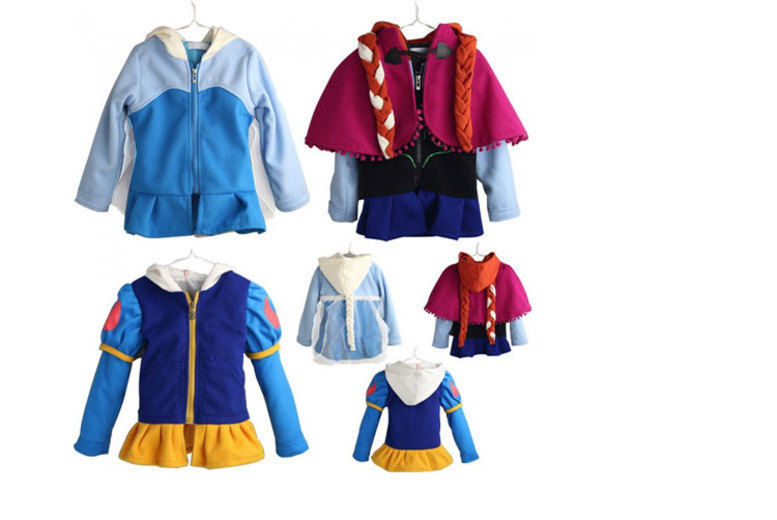 These costume coats are perfect for trick or treating on a cold Halloween night