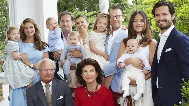 The King of Sweden has stripped his grandchildren of their royal titles