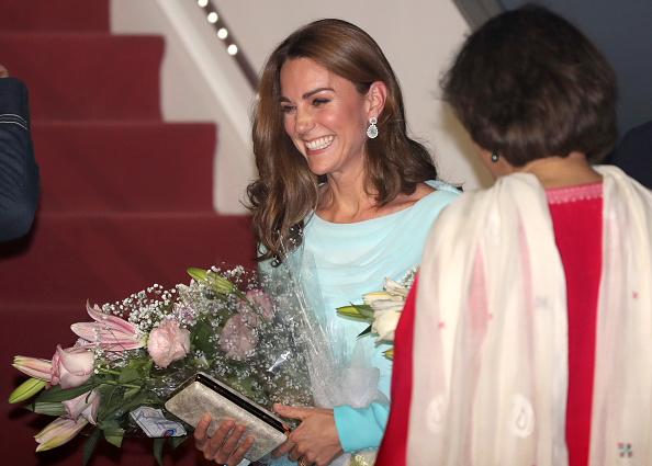 Kate Middleton paid tribute to Princess Diana on the first night of the Pakistan royal tour