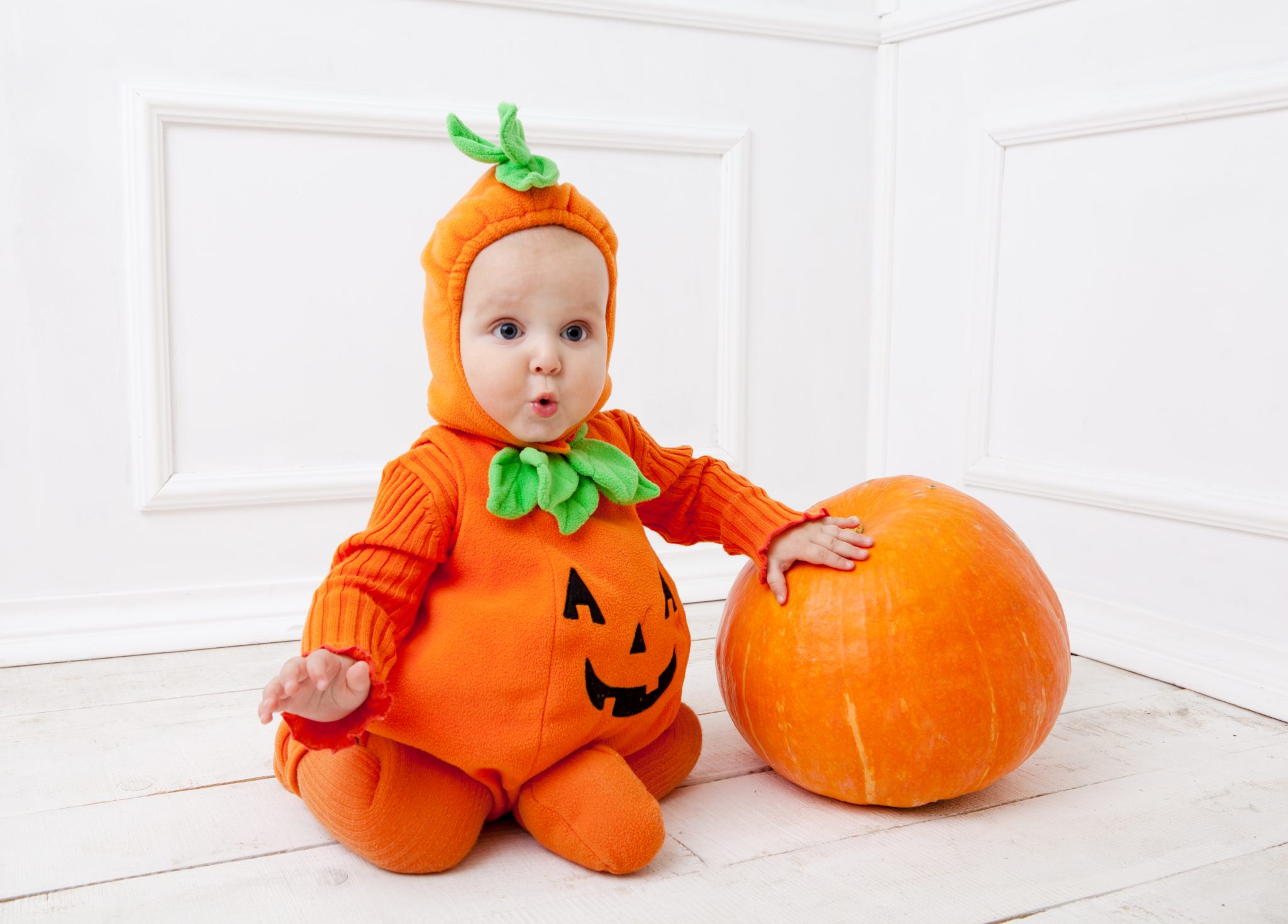 Here’s a great way to turn pumpkin carving into a beautiful baby momento