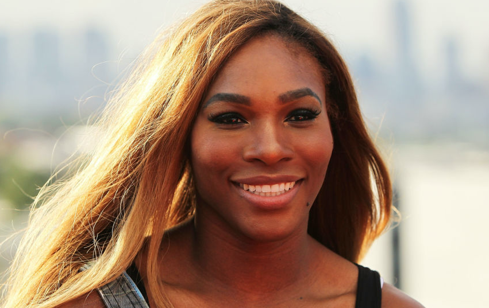 Serena Williams had a pretty stunning bridesmaid dress for her sister-in-law’s wedding